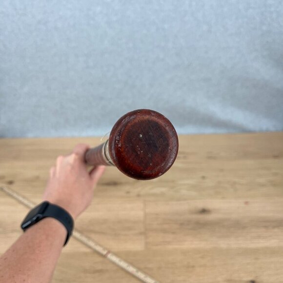 Vintage Hanna Batrite Athens GA No TSB Softball Red Wooden Bat Collectable Rare - Picture 7 of 9